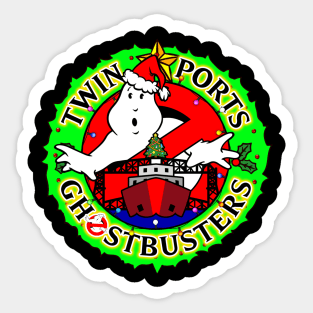 Twin Ports Ghostbusters Logo Holiday Sticker